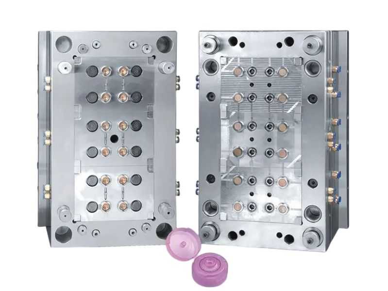 12 Cavities Flip Top Cap Mould  