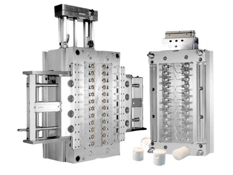 24 Cavities Flip Top Cap Mould  